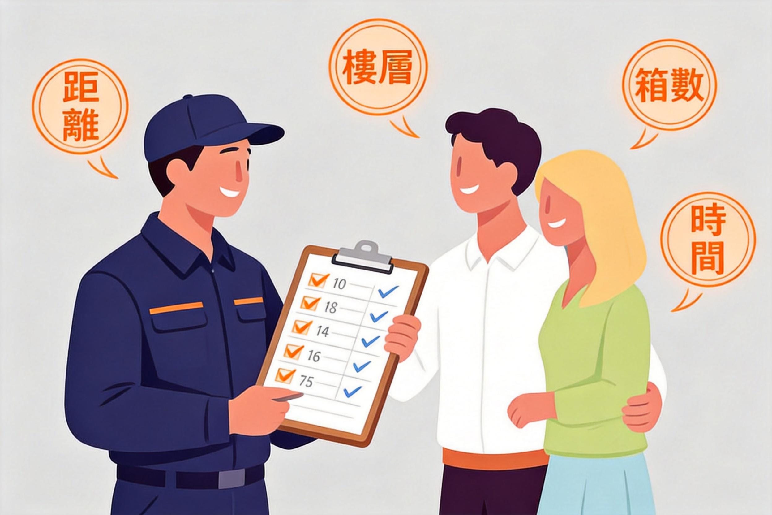 搬家費用怎麼算？完整價格指南一次看懂