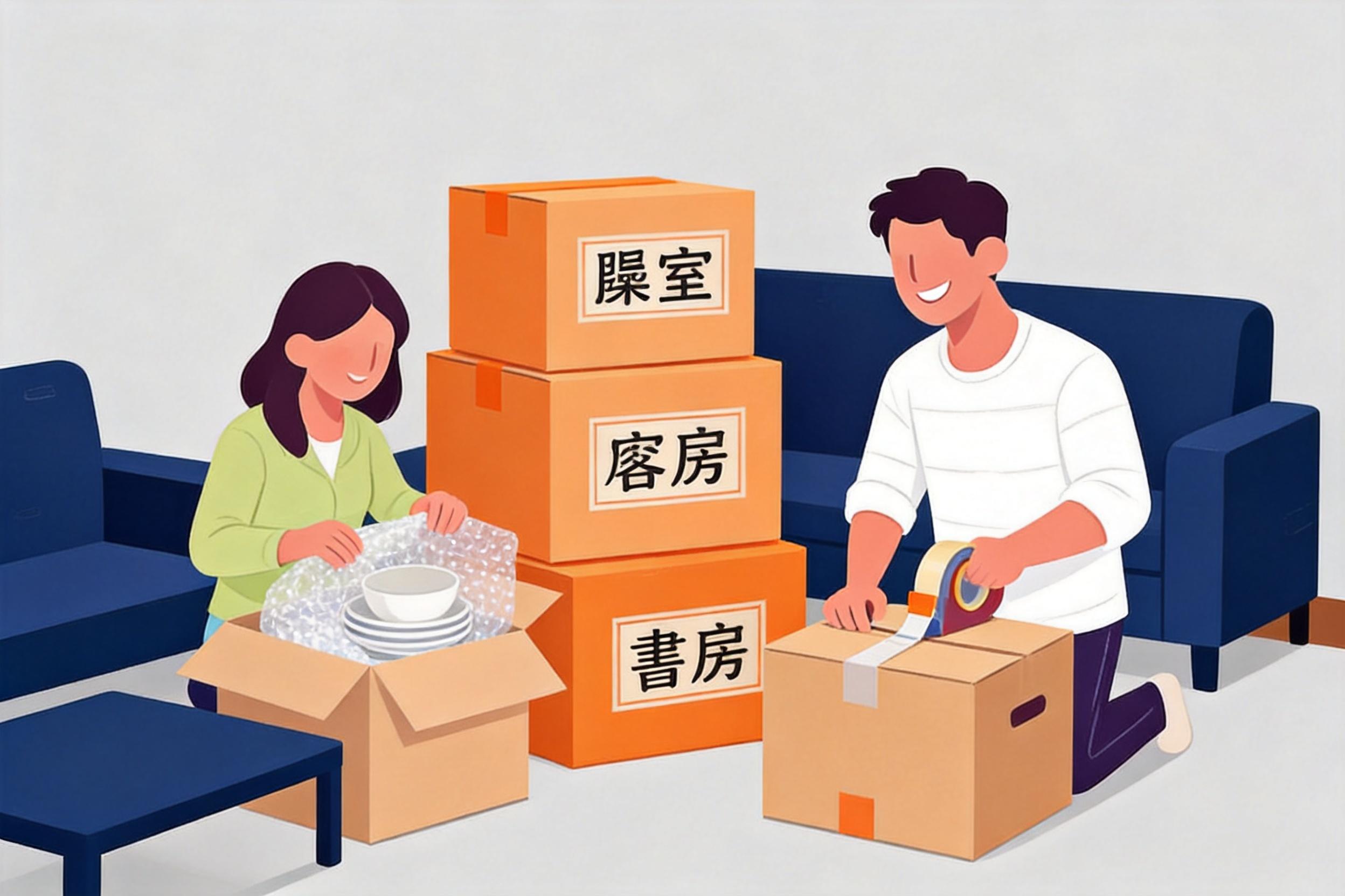 2024搬家必看！10個省時省力的打包技巧